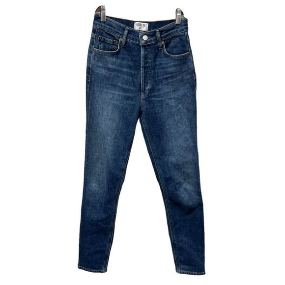 Agolde Nico High Rise Slim Jeans Fixation Size 24 - Picture 3 of 11